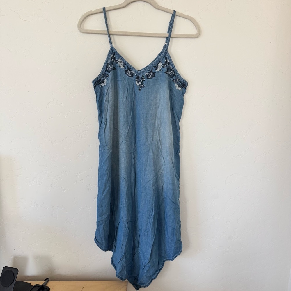 Knox Rose Light Blue Embroidered Dress Size XS